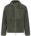 FR854 Recycled Sherpa Fleece Jacket Dark Olive colour image